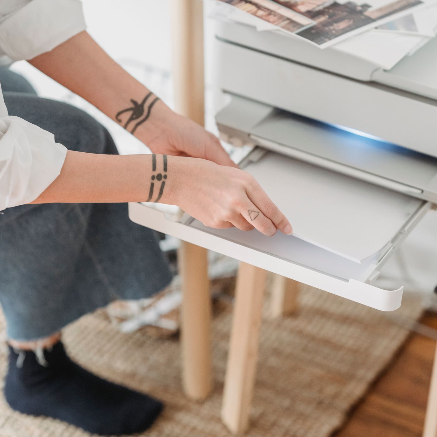 HP 67 / 67XL Compatible Ink Cartridge — in use on a home office printer